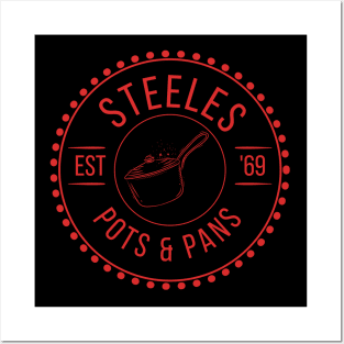 Steeles Pots and Pans Posters and Art